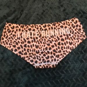 “i hate running” panties